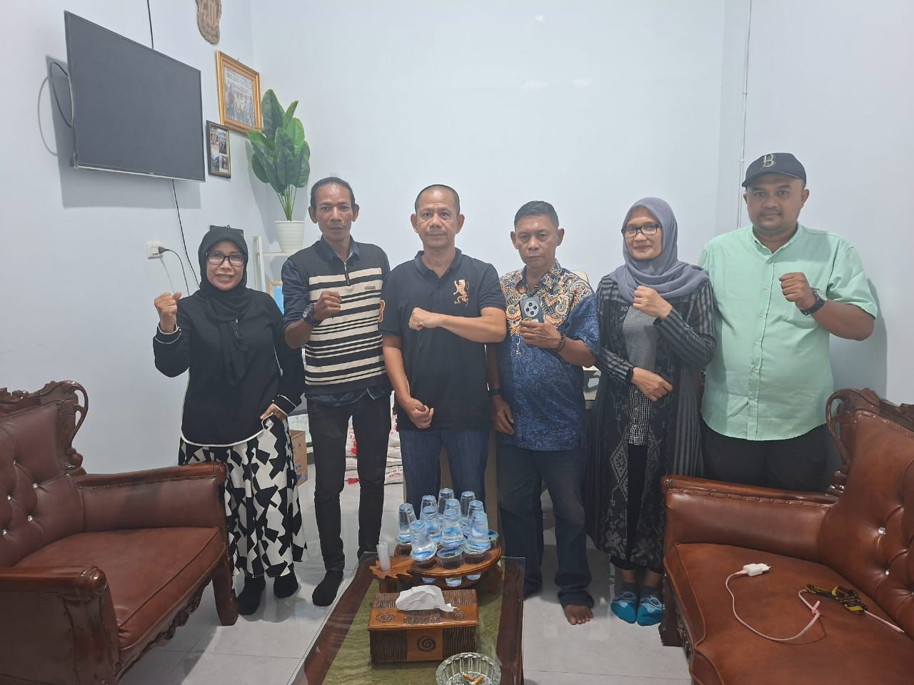 Walau Belum Sepenuhnya Pulih, Ketua Pewarta Tetap Gelar Jumat Barokah