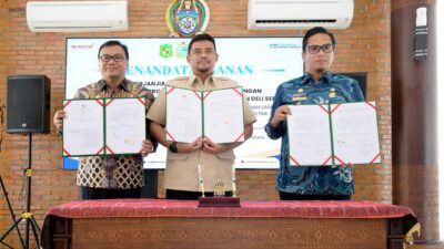 Kelola Sampah Jadi Energi, Bobby Nasution Teken Kesepakatan dengan Rico Waas dan Asri Ludin Tambunan