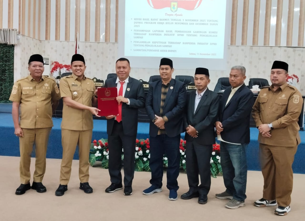 DPRD Sergai Sahkan Perda Inisiatif tentang Pengelolaan Sampah