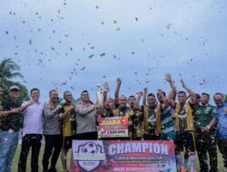 Turnamen Mini Soccer Piala Kapolres Sergai 2025 Resmi Ditutup, PSPB FC Keluar Sebagai Juara