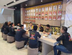 Pertegas Pembinaan Ormas, Kapolrestabes Medan Terima Audiensi DPC GRIB Jaya