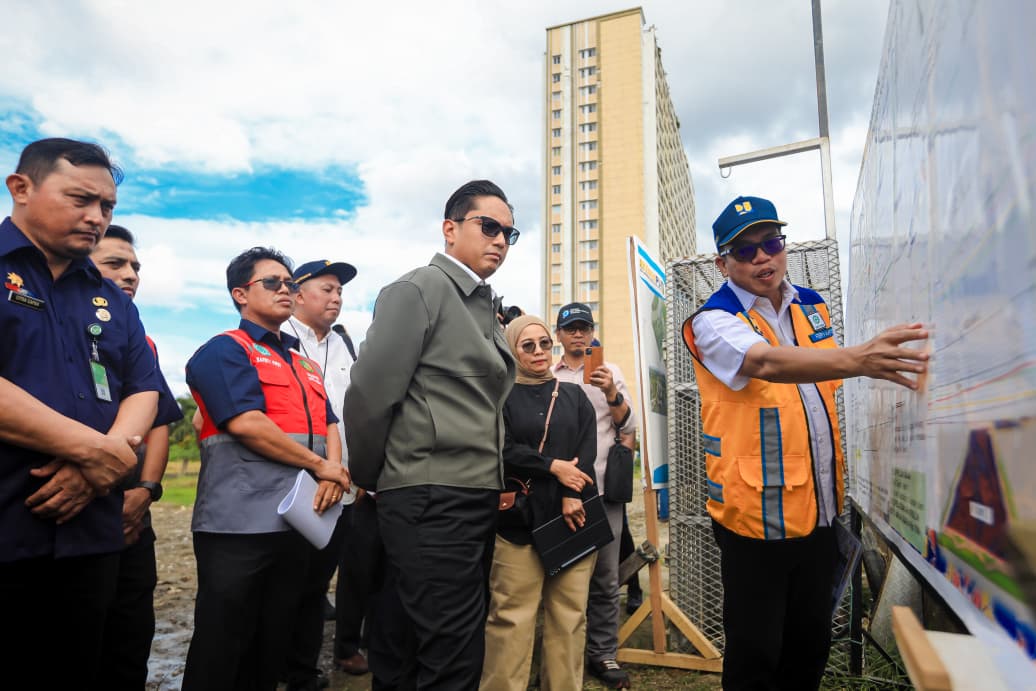 Tinjau Kolam Detensi Selayang, Rico Waas Targetkan dapat Mereduksi 10-15 Persen Banjir