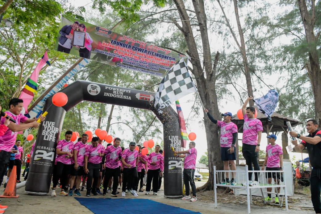 Sambut Hari Ibu 2025, Pemkab Serdang Bedagai Gelar Fun Run dan Senam Sehat di Pantai Cermin