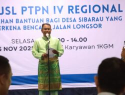 PTPN IV Bantu Pemkab Sergai Percepat Pemulihan Jalan Terdampak Longsor di Gunung Monako