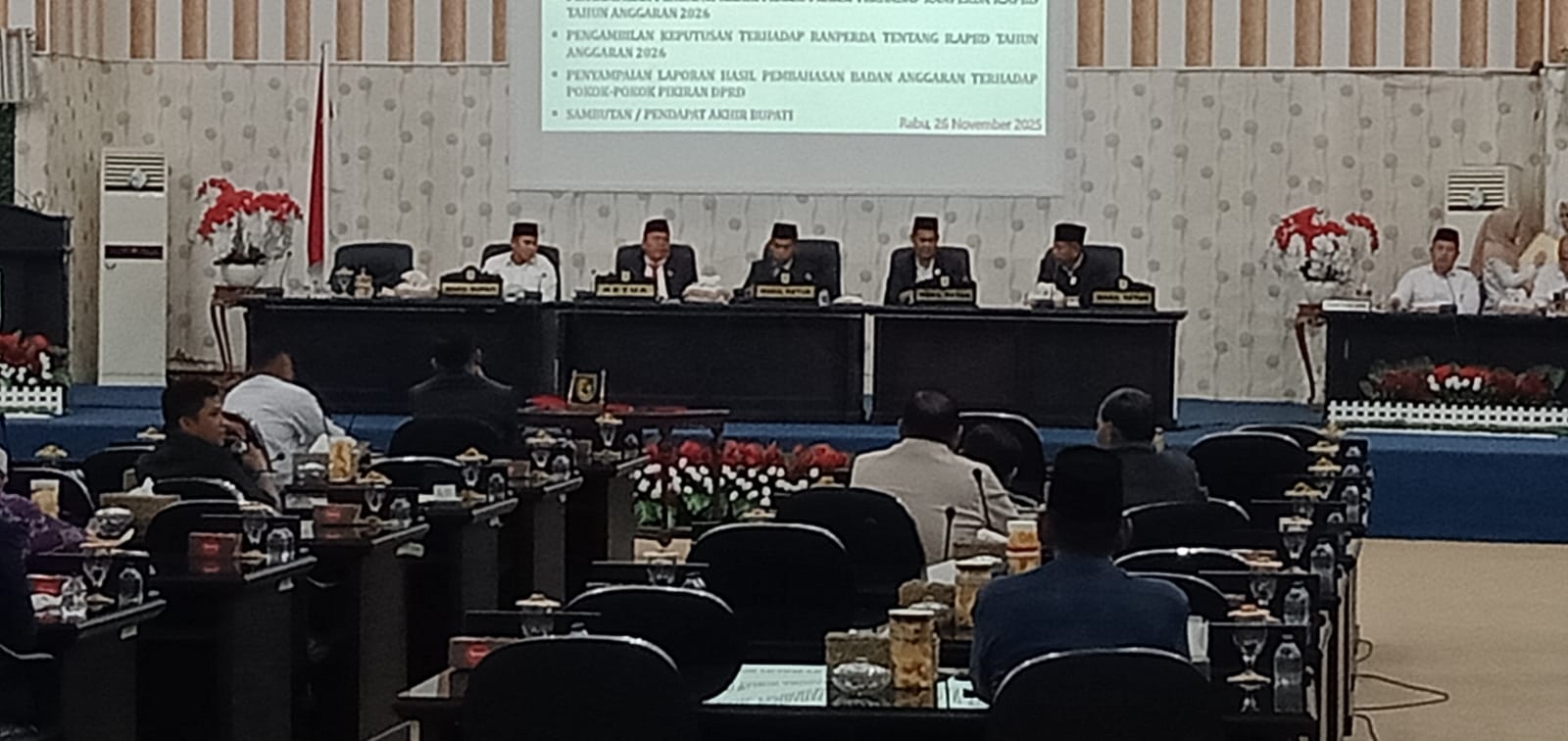 Rapat Paripurna DPRD Sergai, Fraksi PDIP Sampaikan Pendapat Akhir atas RAPBD Sergai