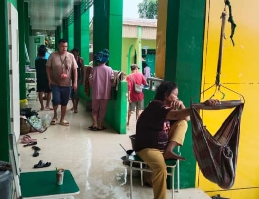 MTsN 1 Langkat Jadi Lokasi Evakuasi Korban Banjir