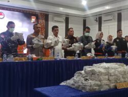 Polres Asahan Musnahkan 75.588,5 Gram Narkotika Jenis Sabu