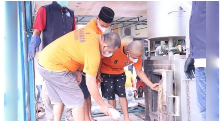 Polres Asahan Musnahkan 75.588,5 Gram Narkotika Jenis Sabu