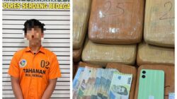 Sat Narkoba Polres Sergai Gagalkan Distribusi Ganja 24,6 Kg