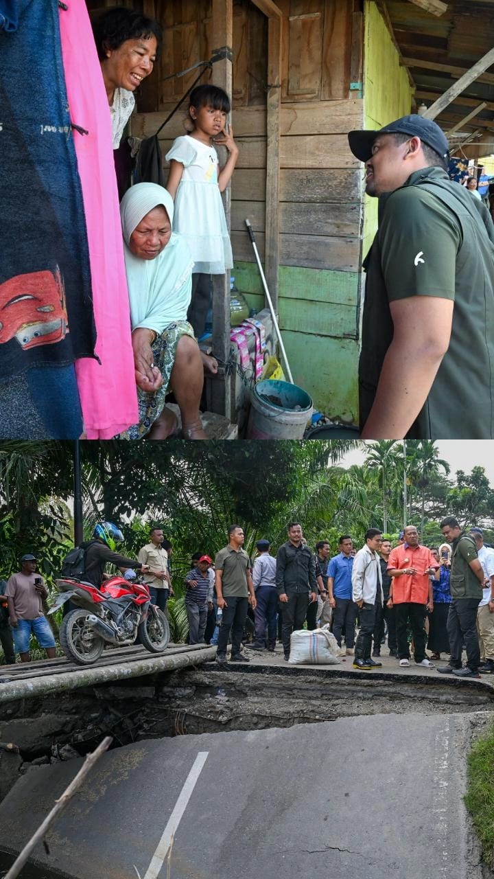 Bobby Nasution Di Langkat, Tinjau Korban Banjir, Salurkan Bantuan Dan Dengarkan Kebutuhan Masyarakat