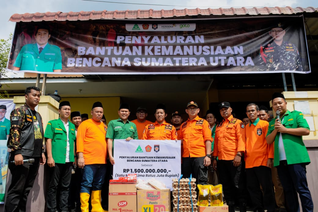 GP Ansor Salurkan Rp1,5 Miliar Bantuan untuk Korban Banjir di Sumut, Aceh, dan Sumbar