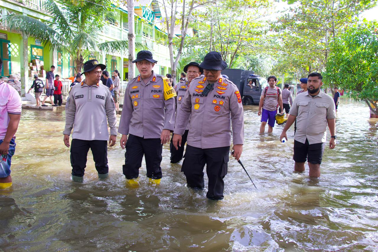 Polres Asahan Komitmen Wujud Nyata Dalam Mendukung Penanganan Bencana