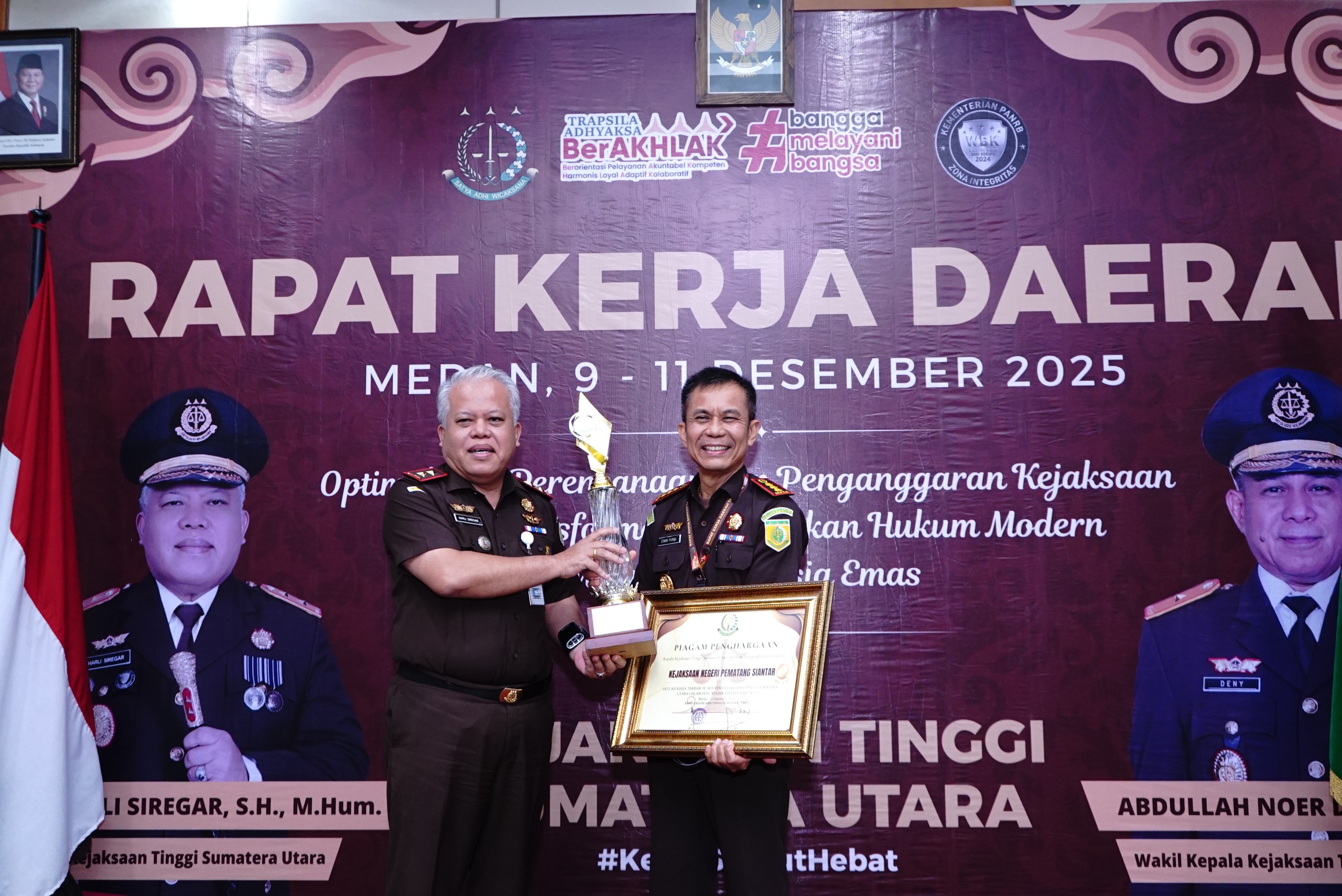 Dr.Harli Siregar : Jadikan Apresiasi Sebagai Pendorong Kinerja Penegakan Hukum