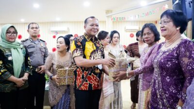 Perayaan Natal Dinas Kesehatan Sergai Berlangsung Khidmat, Sekda Ajak Teladani Nilai Kasih dan Toleransi