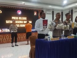 Kurir Pembawa 8 KG Sabu Bertujuan Riau Kenak Ciduk SatNarkoba Polres Asahan