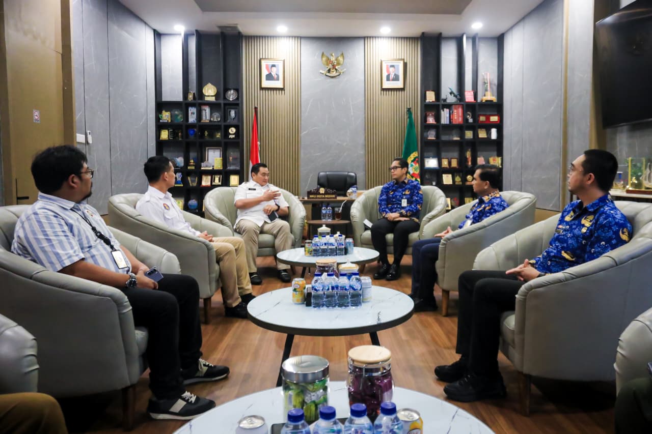 Terima Kepala BNN Provinsi Sumut, Rico Waas Bahas Pembentukan BNN Kota Medan