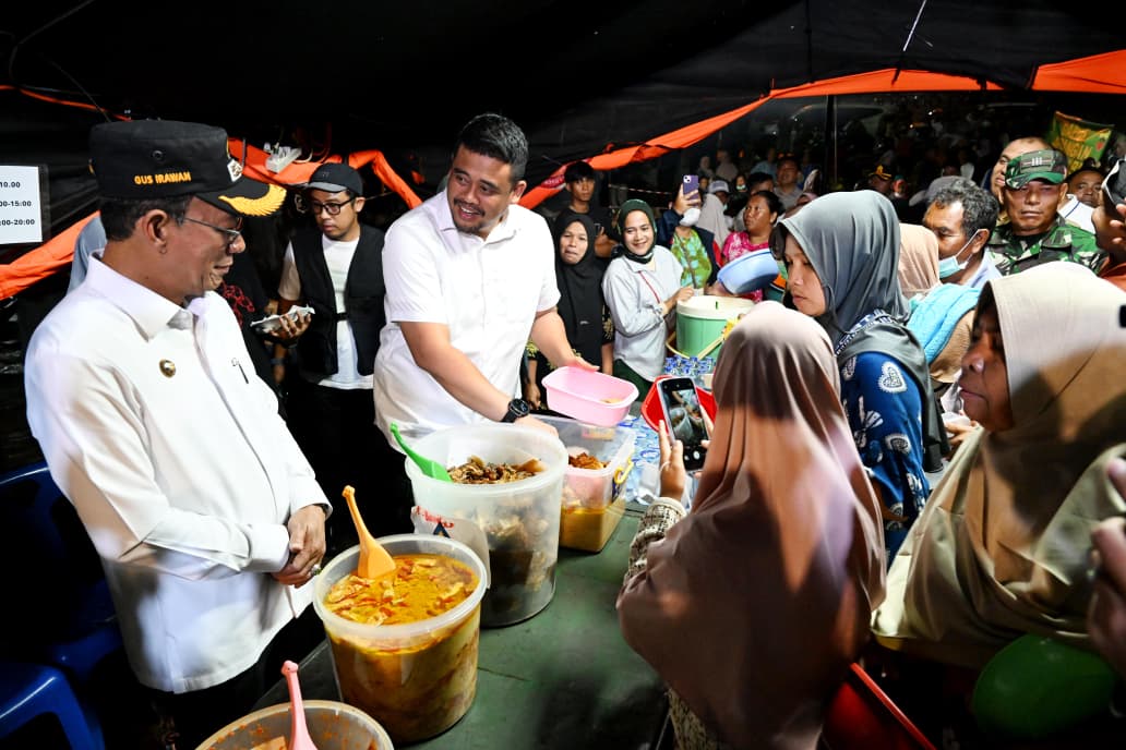 Bobby Nasution Berikan Pelayanan kepada Korban Bencana hingga Dini Hari
