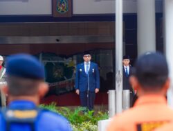 Usai Pimpin Upacara Bela Negara, Rico Waas Lepas Armada Bantu Pembersihan di Kab. Aceh Tamiang