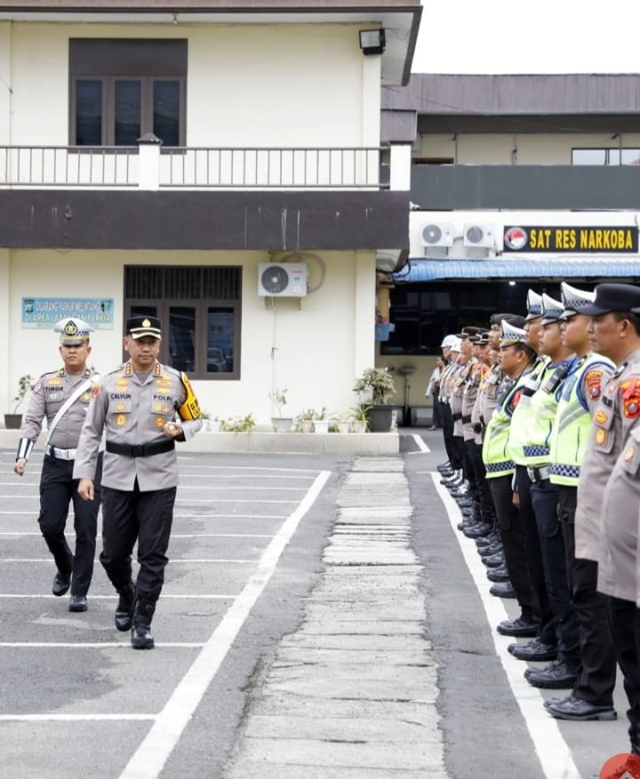 Polrestabes Medan Gelar Apel Lilin Toba 2025, Siap Amankan Natal dan Tahun Baru
