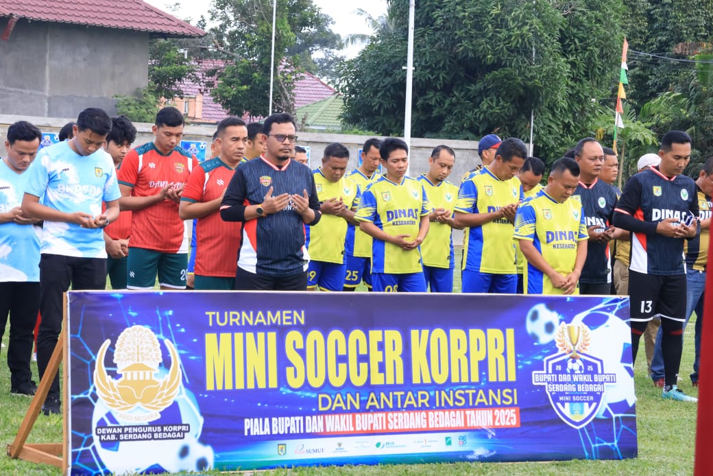 30 Tim Ramaikan Turnamen Mini Soccer KORPRI Sergai Perebutkan Piala Bupati dan Wakil Bupati