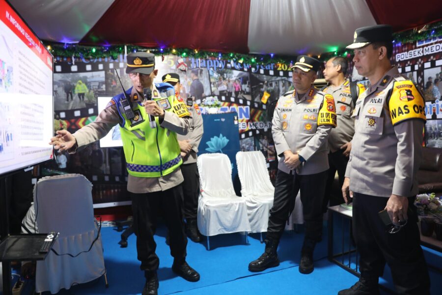 Itwasum Polri Lakukan Pengawasan Operasi Lilin Toba 2025 Di Wilayah Polrestabes Medan