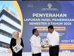 BPK Serahkan LHP Semester II 2025, Bobby Nasution Harapkan Sinkronisasi Program dan Kebutuhan Masyarakat