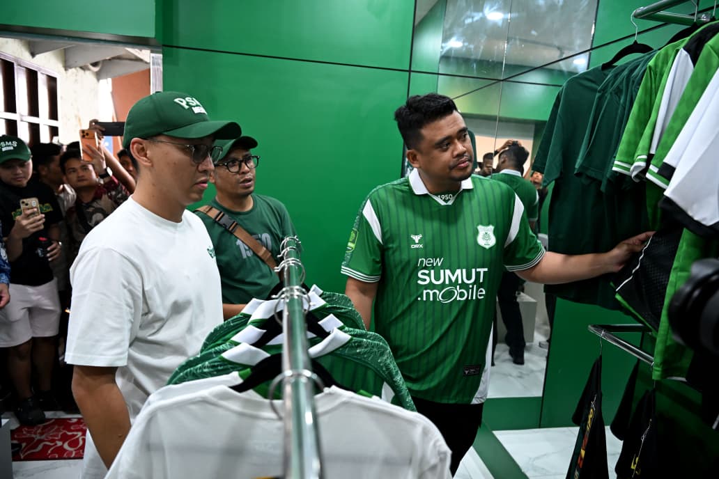 Ditoko Merchandise PSMS, Bobby Nasution Berharap Adanya Pemasukan Klub