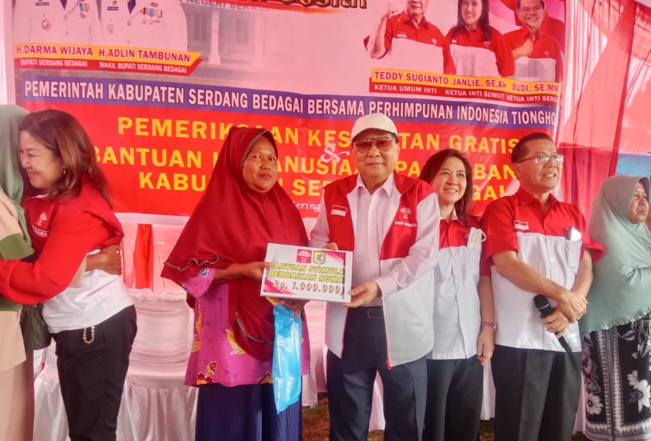 INTI Hadir Pasca Banjir, Ratusan Warga Tanjung Beringin Terima Layanan Kesehatan dan Bantuan Kemanusiaan