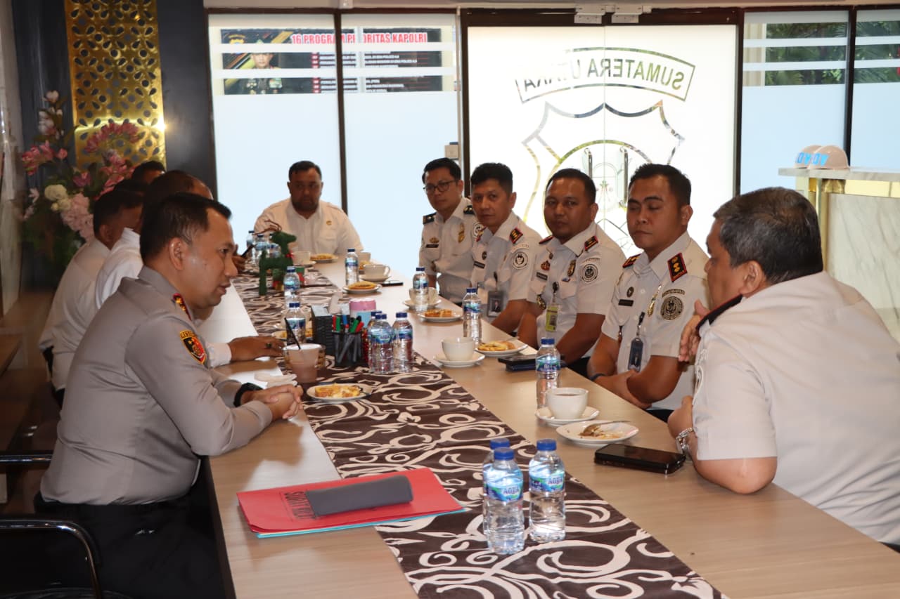 Polrestabes Medan Dan Kanwil Imigrasi Sumut Bahas Sinergitas Penanganan Pengungsi