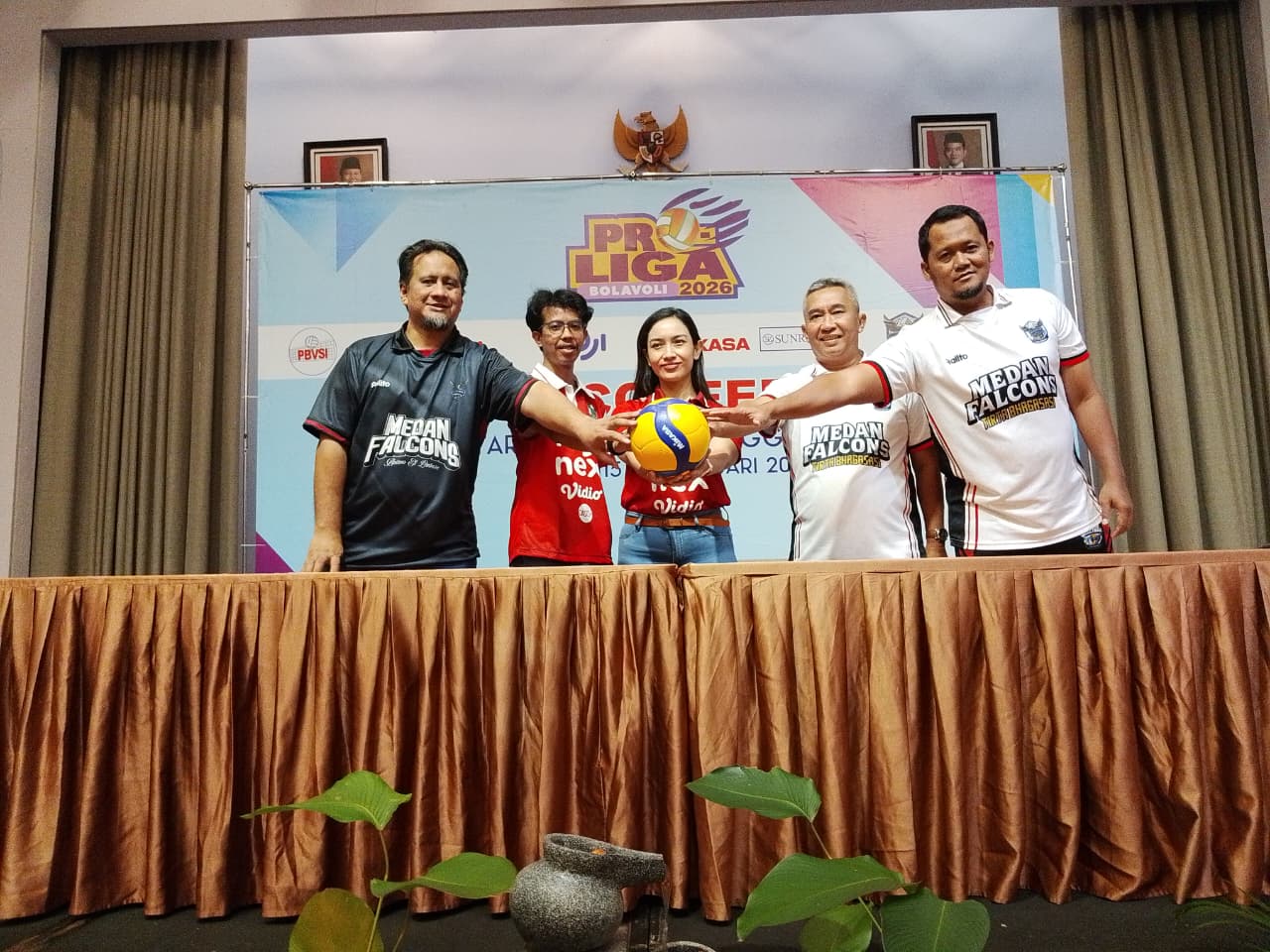 Medan Falcons Tirta Bhagasari Targetkan Point Penuh Dikandang