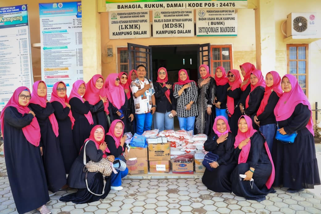Kaum Ibu Sergai Salurkan Bantuan Kemanusiaan untuk Korban Banjir Aceh Tamiang