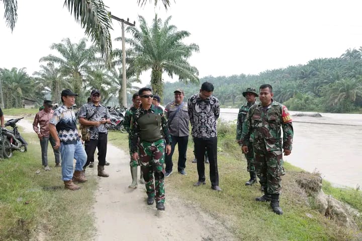 Akses Terputus Selama 8 Tahun, Dandim 0208/Asahan Siap Bangun Jembatan Bailey