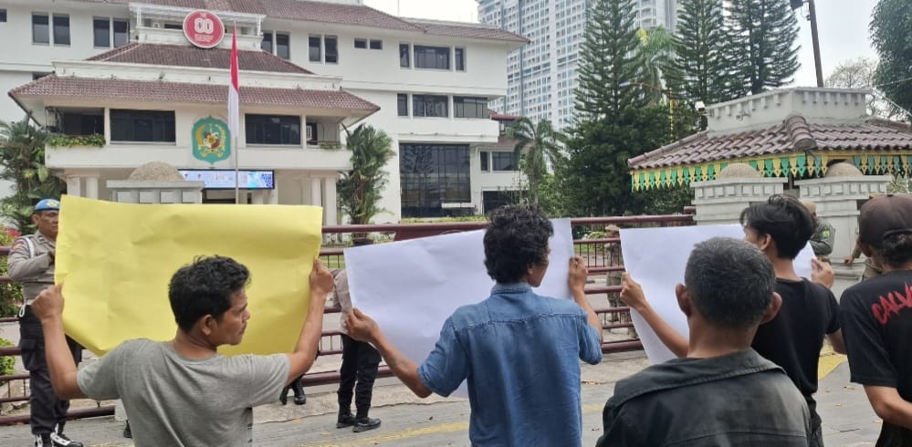Massa GPAK Unjuk Rasa di Kantor Walikota dan Bapenda Medan, Protes Dugaan Permainan Pajak Reklame