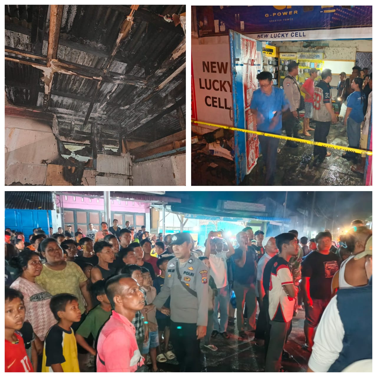 Kebakaran Kembali Terjadi di Tanjung Beringin, Rumah dan Toko Ponsel Warga Nyaris Ludes