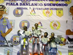 Bintang Aprilya Persembahkan Emas Untuk Macan Tutul Di Kejurda Funakoshi Karate 2026