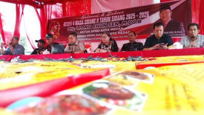 Wong Tampung Aspirasi 2.000 Warga Saat Reses Di Medan Timur