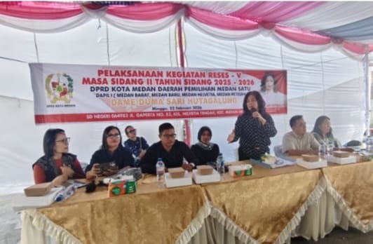 Dame Duma Sari Hutagalung Tampung Aspirasi Warga Gaperta Kelurahan Helvetia Tengah
