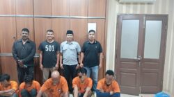 Timsus Polres Asahan Gerebek Kos kosan,lima Pria Kena Ciduk