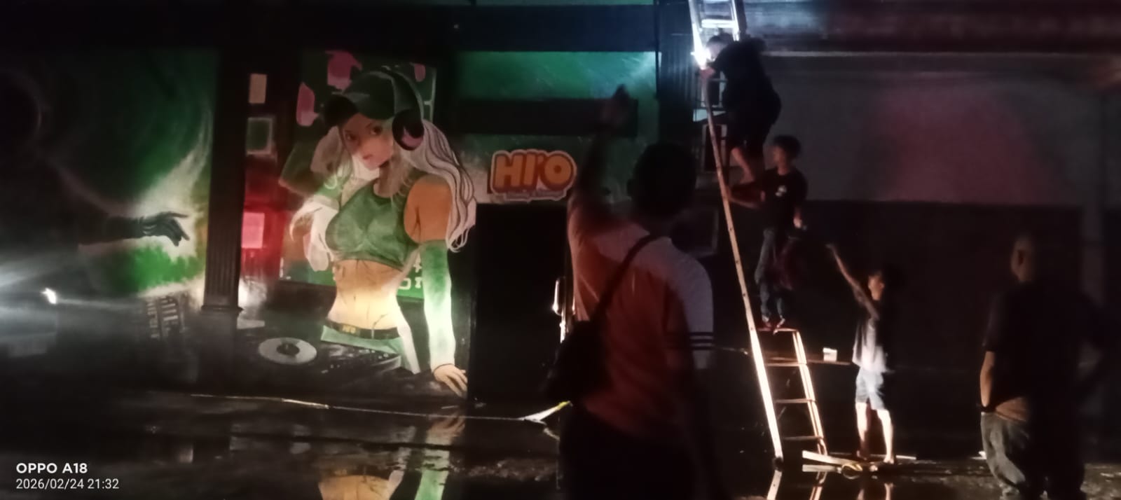 Tempat Hiburan Malam HI'O di Asahan di Lalap Sijago Merah