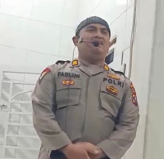 AKP Fadlun Al Fitri Sampaikan Ceramah Ramadhan Dan Pesan Kamtibmas di Masjid Taqwa Muhammadiyah Indrapura