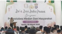 Perkuat Silaturahmi, Polrestabes Medan Gelar Doa dan Buka Puasa Bersama