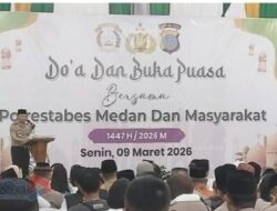 Perkuat Silaturahmi, Polrestabes Medan Gelar Doa dan Buka Puasa Bersama