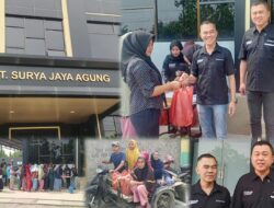 PT Surya Jaya Agung Salurkan Ratusan Paket Sembako untuk Warga Sei Buluh Jelang Idul Fitri