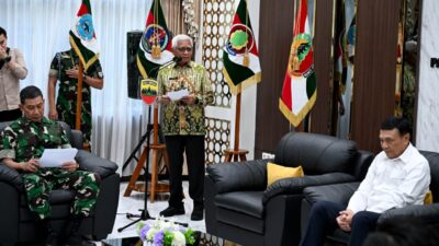 Surya Tegaskan Komitmen Jaga Stabilitas Daerah di Hadapan Menko Polkam