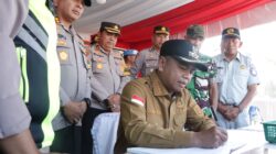 Bupati Sergai dan Kapolres Tinjau Pos Pengamanan Mudik