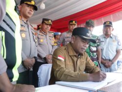 Bupati Sergai dan Kapolres Tinjau Pos Pengamanan Mudik