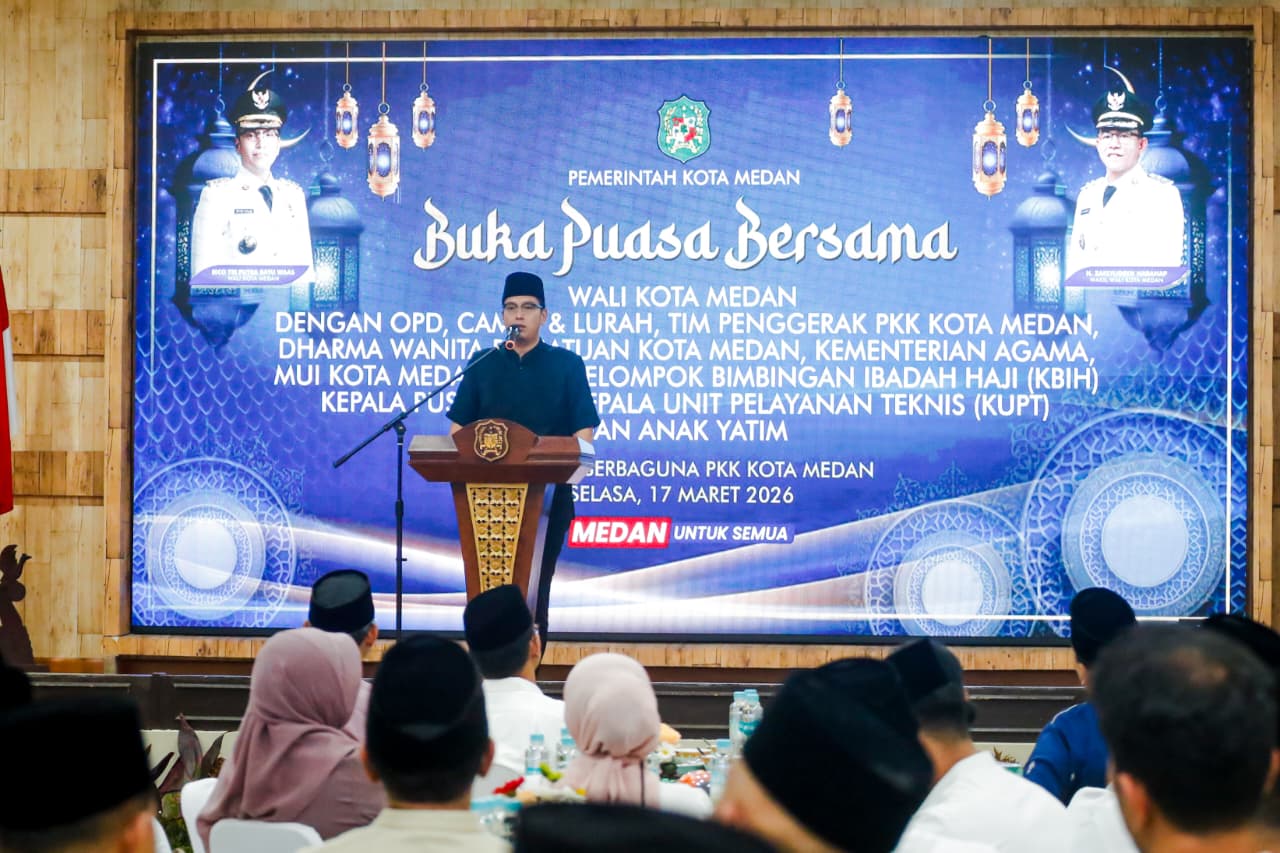 Pemko Medan Gelar Buka Puasa Bersama di Penghujung Ramadhan
