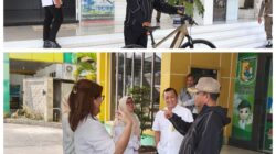 Bupati Sergai Bersepeda ke Kantor di Hari Pertama Kerja, Tinjau Pelayanan RSUD Sultan Sulaiman