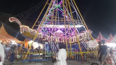Diduga Empat Orang Terjatuh dari Wahana Kora Kora disebakan Kelalaian Teknis Pasar Malam