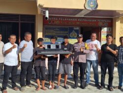 Kurang dari 24 Jam, Polsek Bangun Bekuk Tiga Pelaku Bobol Rumah Polwan